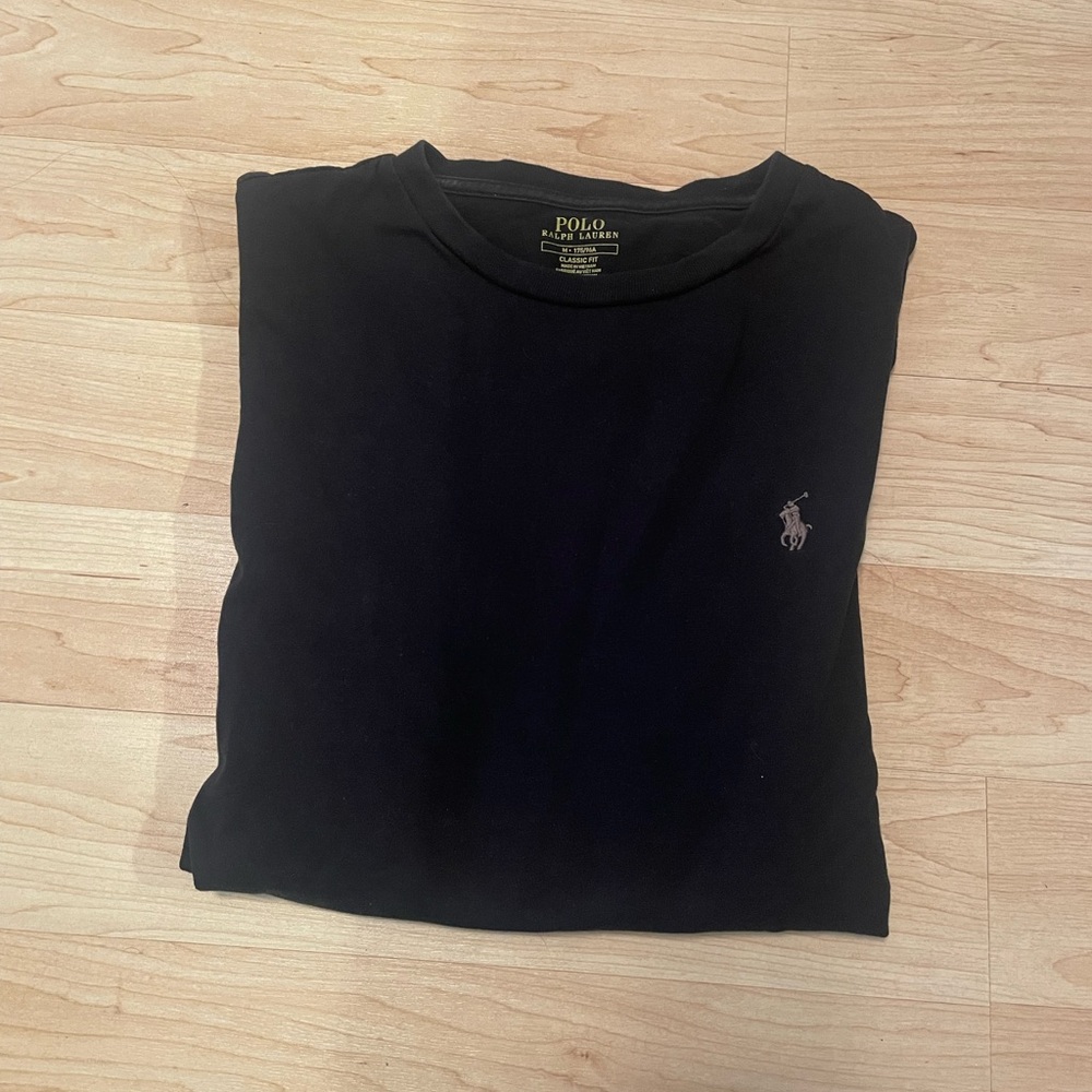 Polo by Ralph Lauren Black Long Sleeve Tee